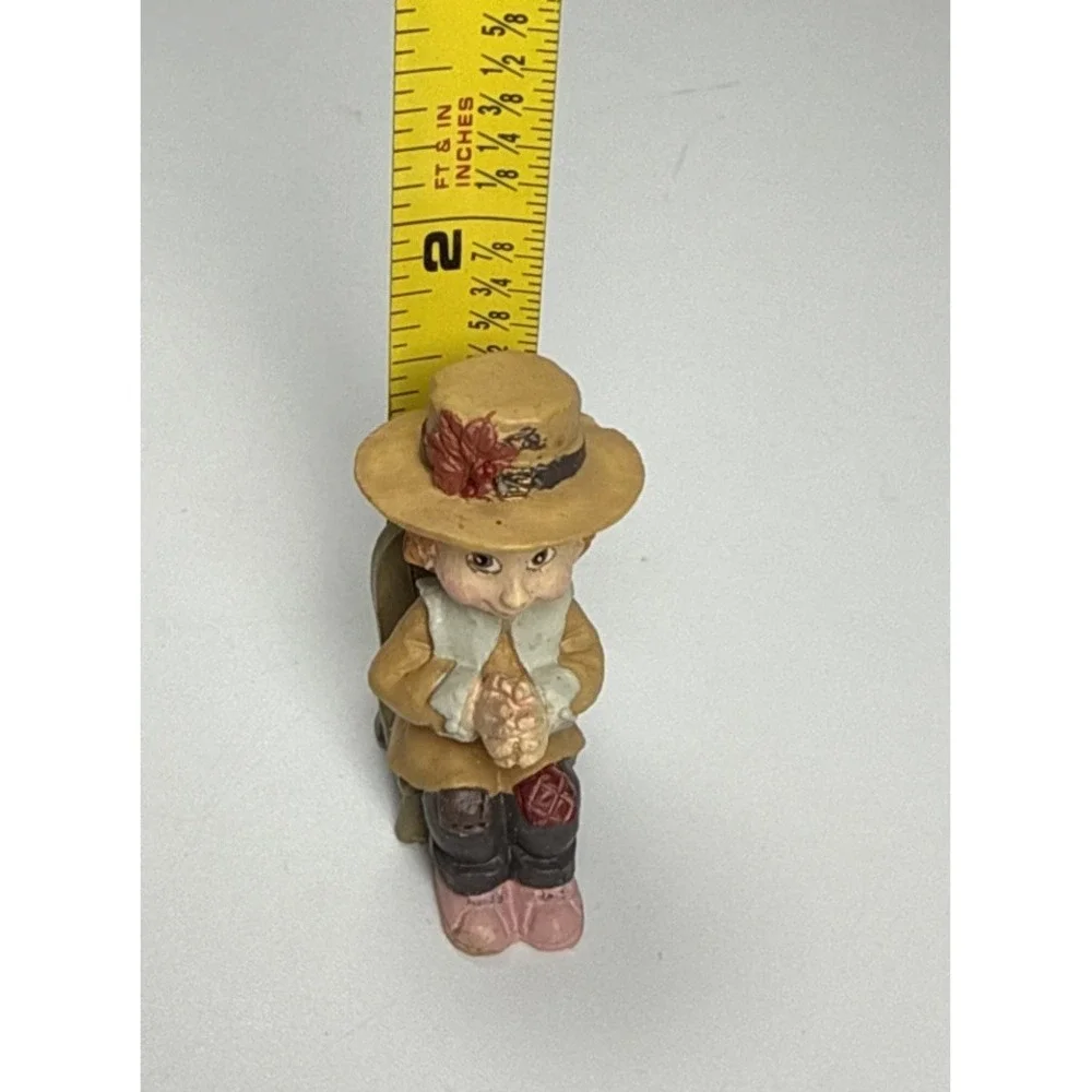 Vintage Thanksgiving Mini Figures 
